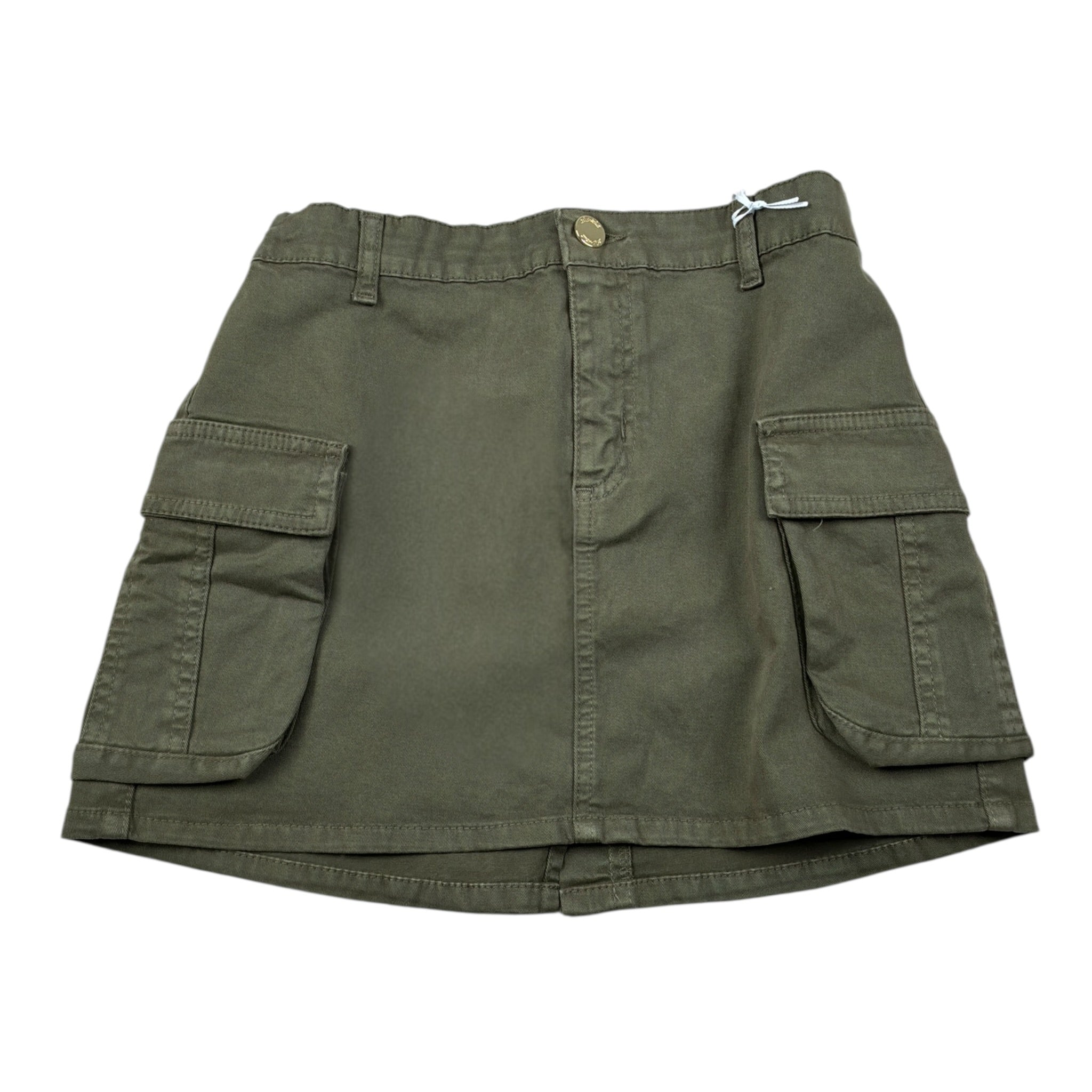 Lu Lu By Miss Grant Gonna tinta unita con Elastico In Vita Verde per Bambina LL3753 VERDE LU LU BY MISS GRANT 