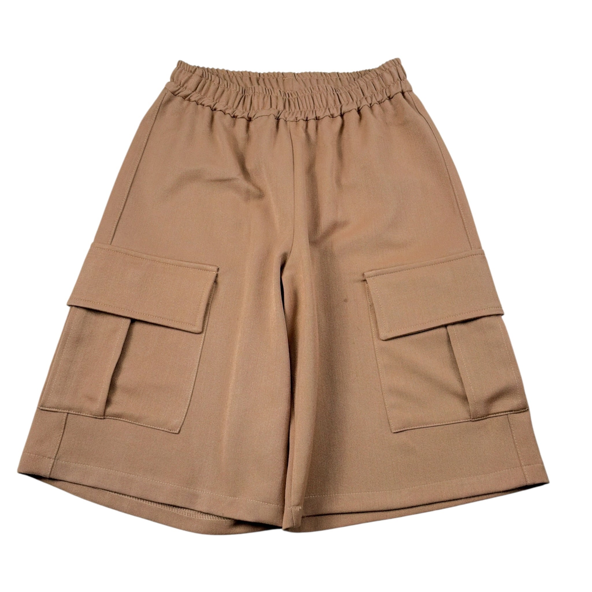Lu Lu By Miss Grant Short tinta unita con Elastico In Vita Cammello per Bambina LL3774 CAMMELLO LU LU BY MISS GRANT 