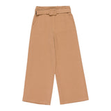 Lu Lu By Miss Grant Pantalone tinta unita con Cintura Cammello per Bambina LL3776 CAMMELLO LU LU BY MISS GRANT 