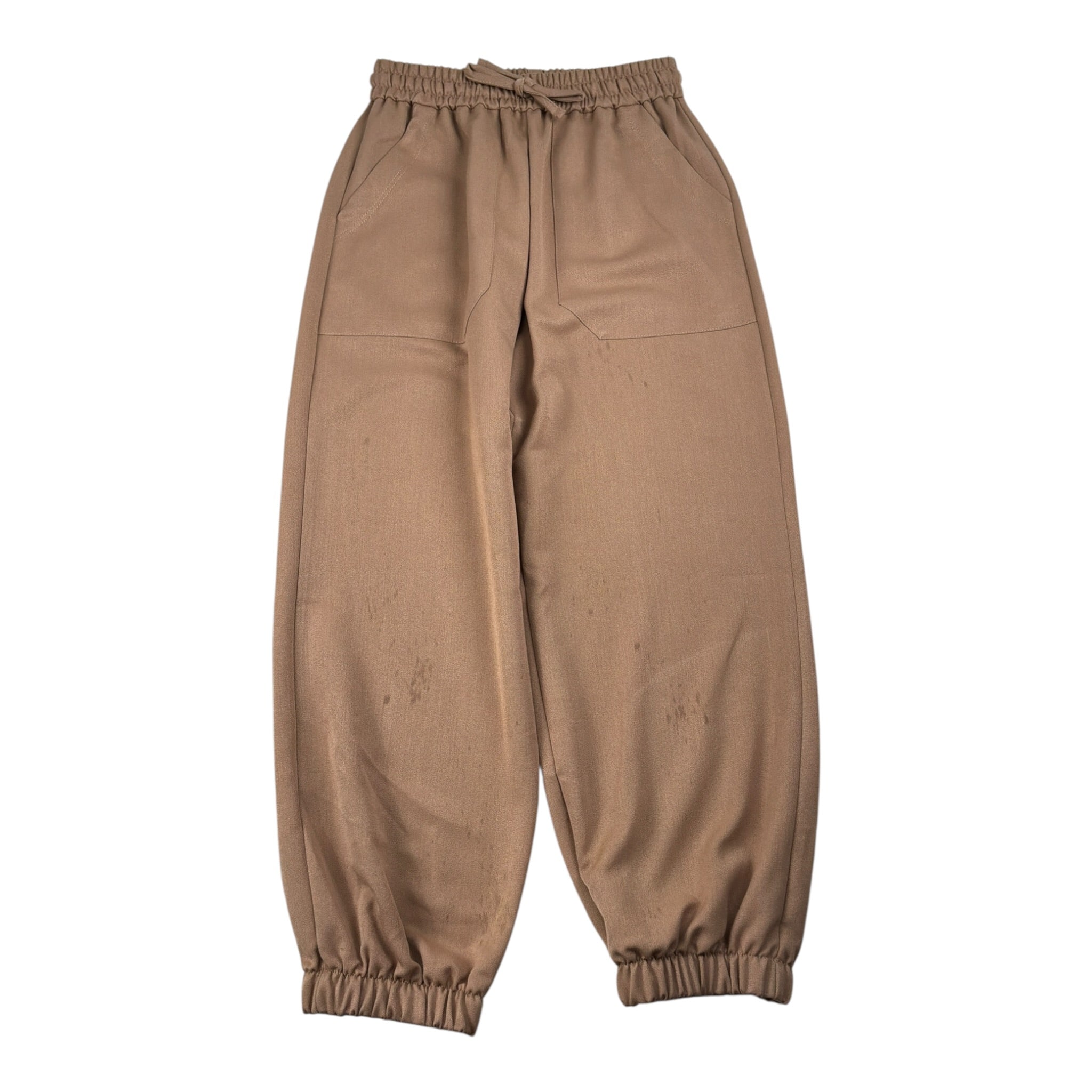 Lu Lu By Miss Grant Pantalone tinta unita con Elastico In Vita Cammello per Bambina LL3791 CAMMELLO LU LU BY MISS GRANT 