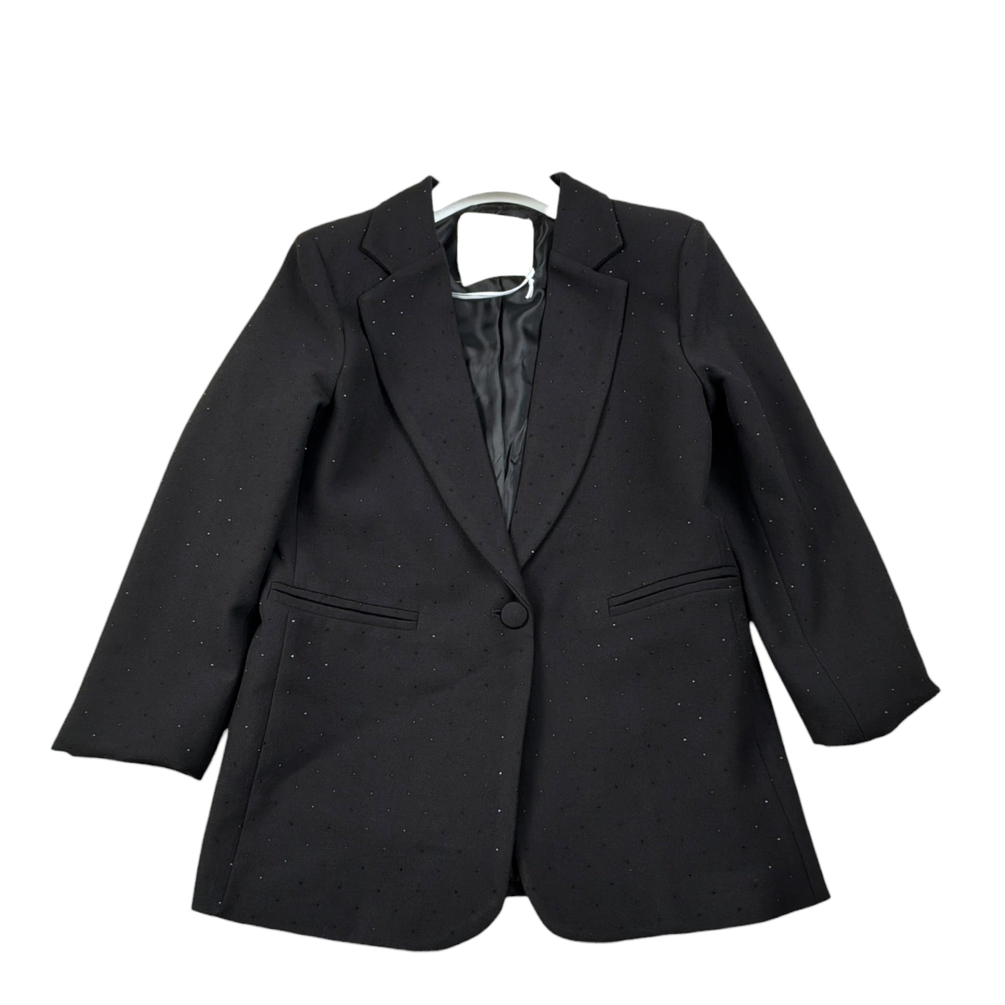 Lu Lu By Miss Grant Giacca tinta unita con Brillantini Nero per Bambina LL3807 NERO LU LU BY MISS GRANT 