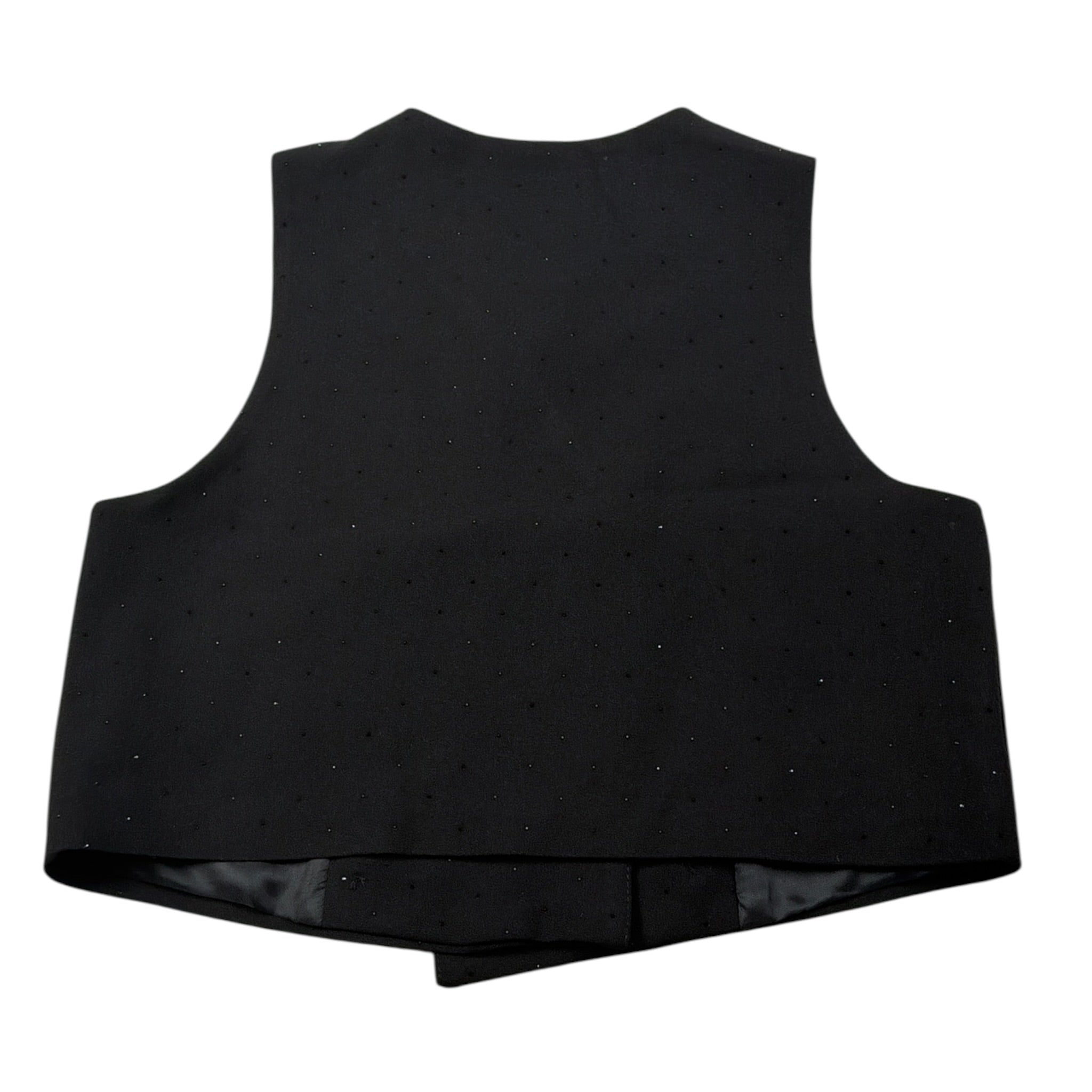 Lu Lu By Miss Grant Gilet tinta unita con Brillantini Nero per Bambina LL3809 NERO LU LU BY MISS GRANT 