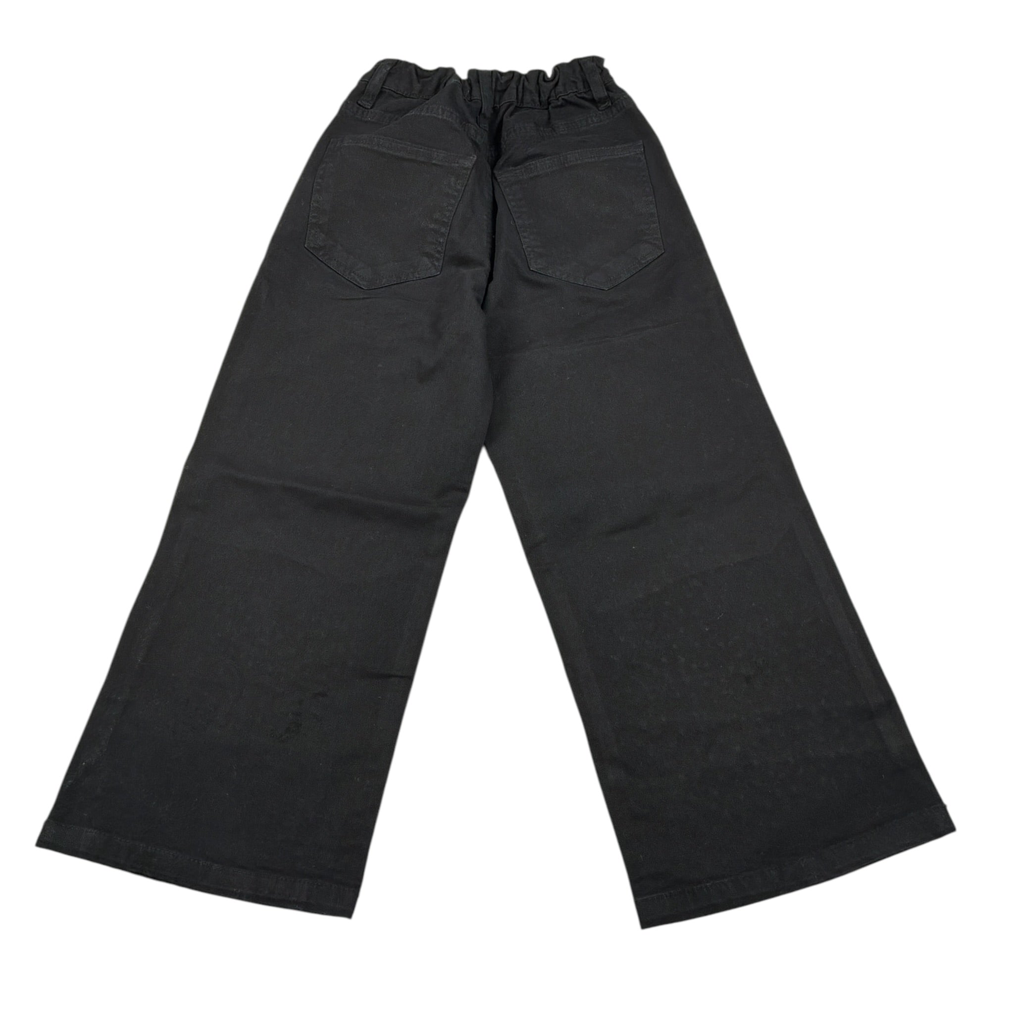 Lu Lu By Miss Grant Jeans tinta unita con Brillantini Nero per Bambina LL3824 NERO LU LU BY MISS GRANT 