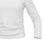 Lu Lu By Miss Grant Shirt tinta unita con Arricci Bianco per Bambina LL3837 BIANCO LU LU BY MISS GRANT 
