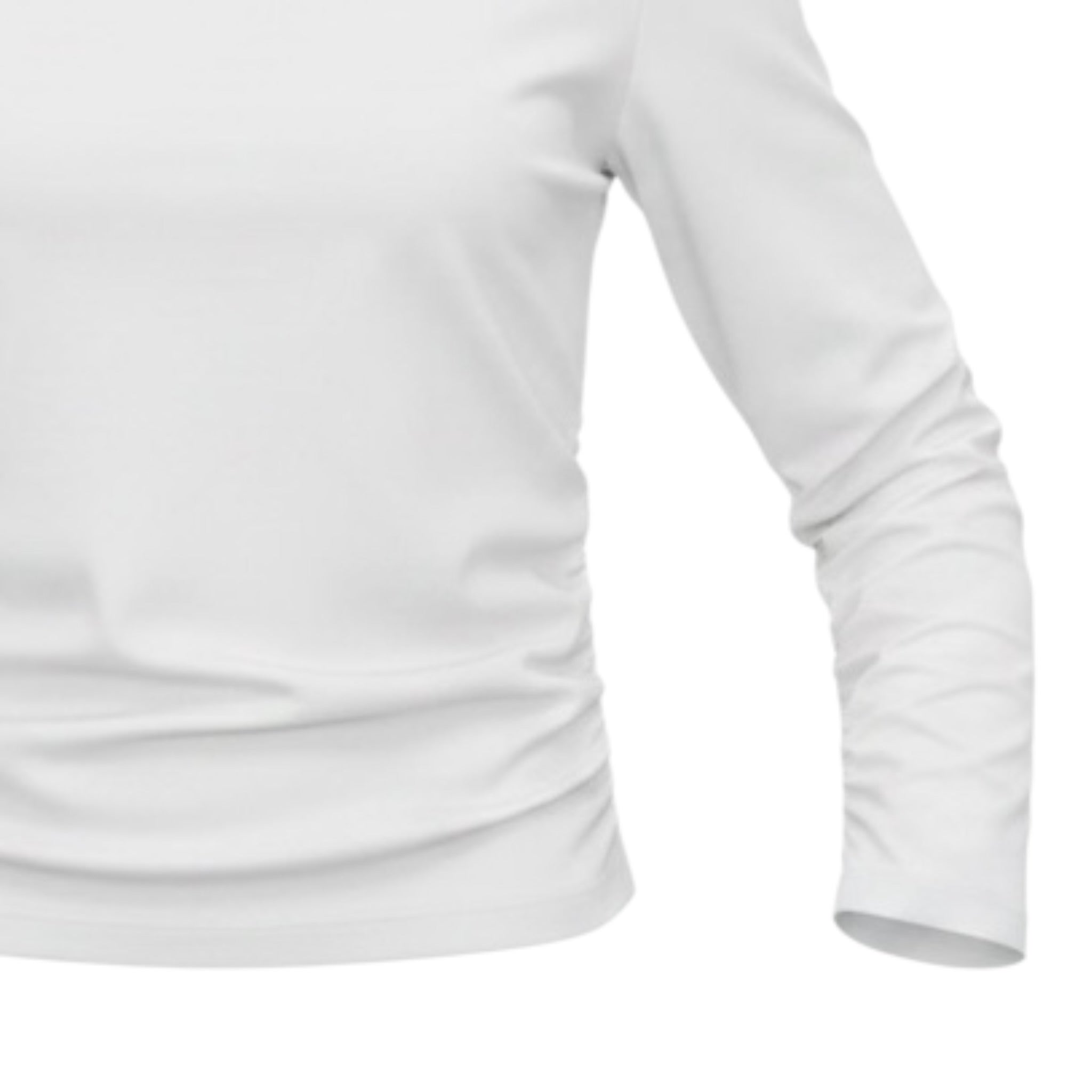 Lu Lu By Miss Grant Shirt tinta unita con Arricci Bianco per Bambina LL3837 BIANCO LU LU BY MISS GRANT 