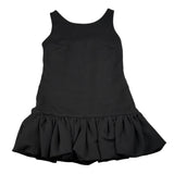 Lu Lu By Miss Grant Abito tinta unita Giromanica con Coulotte Integrata Nero per Bambina LL3861X NERO LU LU BY MISS GRANT 