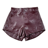 Lu Lu By Miss Grant Short Ecopelle tinta unita Bordeaux per Bambina LL3934X BORDEAUX LU LU BY MISS GRANT 