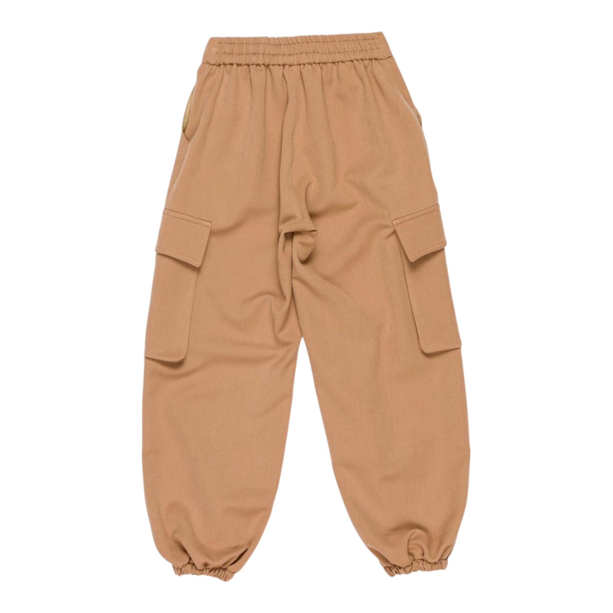 Lu Lu By Miss Grant Pantalone tinta unita con Elastico In Vita Cammello per Bambina LL3947X CAMMELLO LU LU BY MISS GRANT 