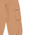 Lu Lu By Miss Grant Pantalone tinta unita con Elastico In Vita Cammello per Bambina LL3947X CAMMELLO LU LU BY MISS GRANT 
