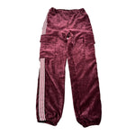 Lu Lu By Miss Grant Pantalone tinta unita In Camoscio Bordeaux per Bambina LL3980 BORDEAUX LU LU BY MISS GRANT 