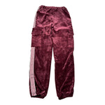 Lu Lu By Miss Grant Pantalone tinta unita In Camoscio Bordeaux per Bambina LL3980 BORDEAUX LU LU BY MISS GRANT 