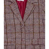 Lu Lu By Miss Grant Giacca tinta unita con Microfantasia Bordeaux per Bambina LL3991 BORDEAUX LU LU BY MISS GRANT 
