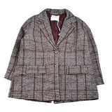 Lu Lu By Miss Grant Giacca tinta unita con Microfantasia Bordeaux per Bambina LL3991X BORDEAUX LU LU BY MISS GRANT 