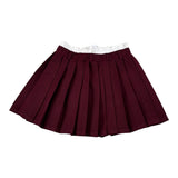 Lu Lu By Miss Grant Gonna tinta unita con Elastico In Vita Bordeaux per Bambina LL3996 BORDEAUX LU LU BY MISS GRANT 