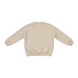 Lu Lu By Miss Grant Felpa Girocollo tinta unita con Stampa Beige per Bambina LL4044 BEIGE LU LU BY MISS GRANT 