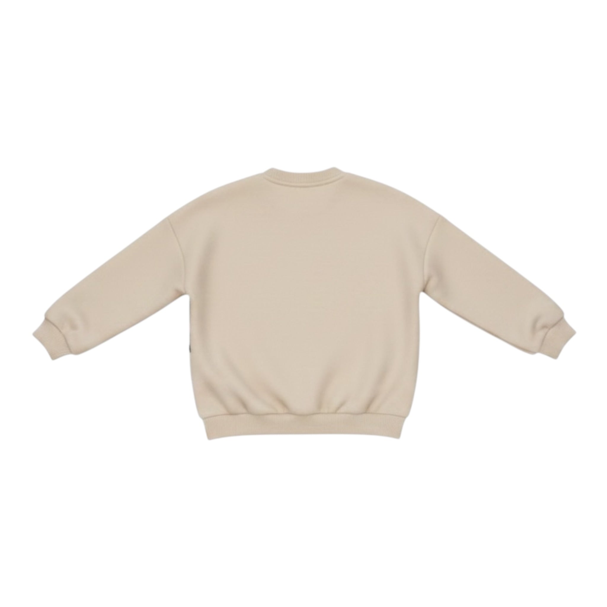 Lu Lu By Miss Grant Felpa Girocollo tinta unita con Stampa Beige per Bambina LL4044 BEIGE LU LU BY MISS GRANT 
