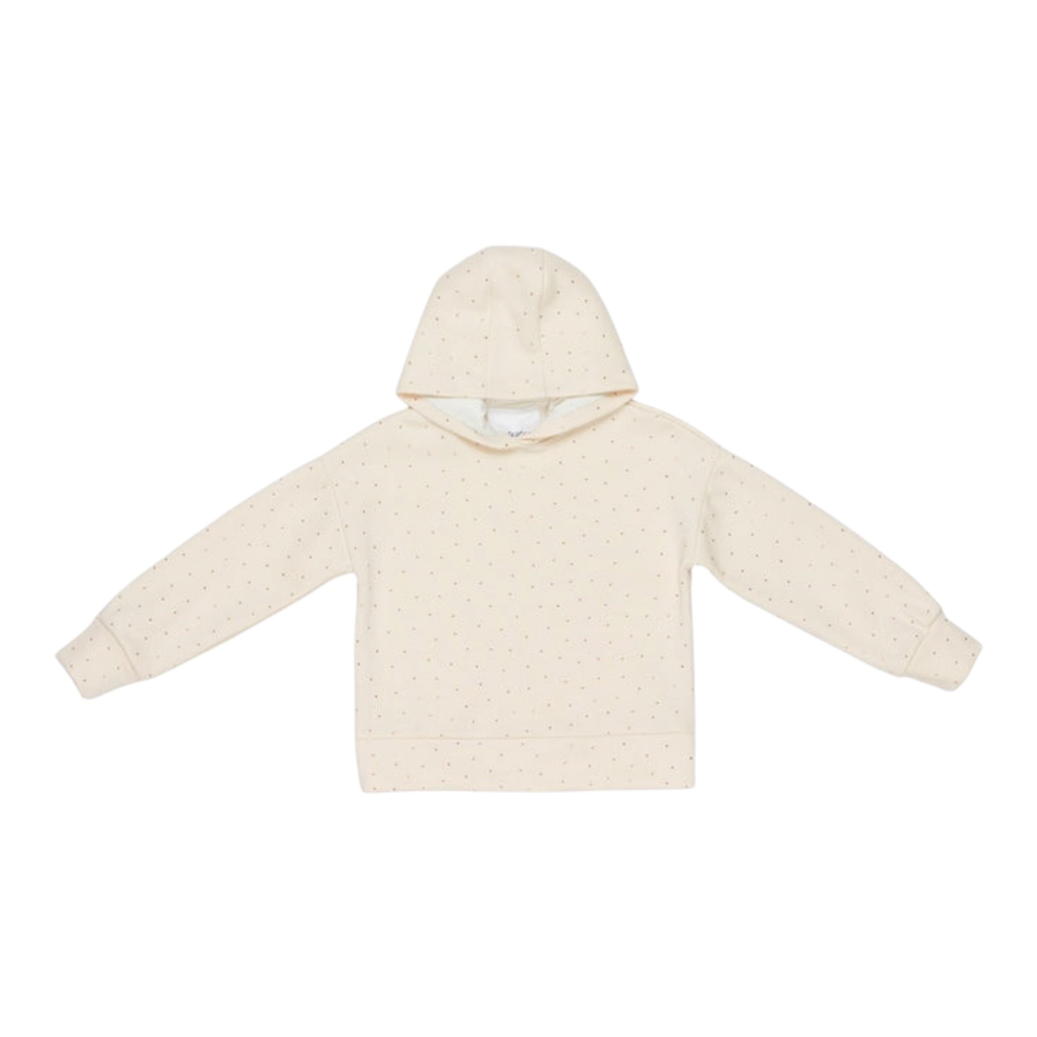 Lu Lu By Miss Grant Felpa tinta unita con Cappuccio Panna per Bambina LL4045 PANNA LU LU BY MISS GRANT 