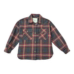 Lu Lu By Miss Grant Camicia Bicolore con Fantasia A Quadri Grigio per Bambina LL4049 GRIGIO LU LU BY MISS GRANT 