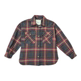 Lu Lu By Miss Grant Camicia Bicolore con Fantasia A Quadri Grigio per Bambina LL4049 GRIGIO LU LU BY MISS GRANT 