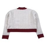 Lu Lu By Miss Grant Maglia tinta unita con Profili In Contrasto Panna per Bambina LL4070 PANNA LU LU BY MISS GRANT 