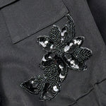 Lu Lu By Miss Grant Giubbino tinta unita con Paillettes Nero per Bambina LL4082 NERO LU LU BY MISS GRANT 