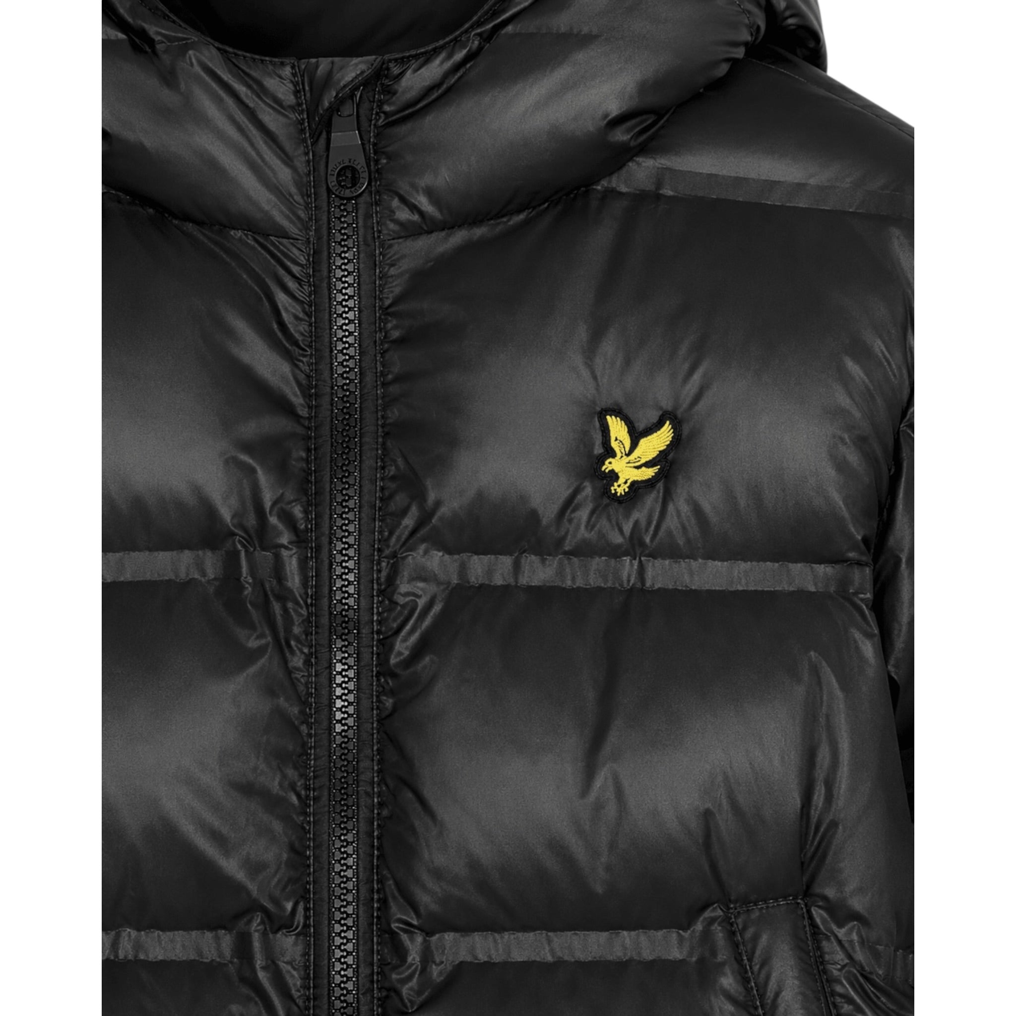 Lyle&Scott Giubbino tinta unita con Zip E Cappuccio Nero per Bambino 51624 NERO LYLE&SCOTT 