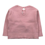 U+È Maglia tinta unita Girocollo con Fiocchi Rosa per Neonata UE1471 ROSA U+è 