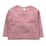 U+È Maglia tinta unita Girocollo con Fiocchi Rosa per Neonata UE1471 ROSA U+è 