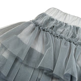 U+È Gonna tinta unita con Tulle Grigio per Neonata UE1602 GRIGIO U+è 