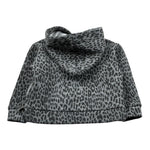U+È Felpa con Zip E Cappuccio Stampa Fantaisa Grigio per Neonata UE1612 GRIGIO U+è 