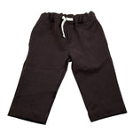 U+È Pantalone tinta unita con Elastico In Vita Marrone per Neonato UEM0421 MARRONE U+è 