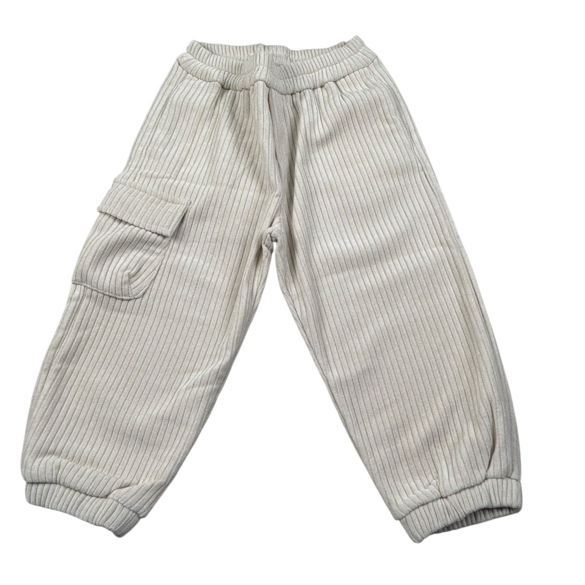 M+E' Pantalone tinta unita con Wlastico In Vita Beige per Bambino UEM0623 BEIGE M+E' 