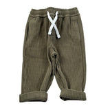 U+È Pantalone tinta unita con Elastico In Vita Verde per Neonato UEM0654 VERDE U+è 