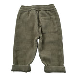 U+È Pantalone tinta unita con Elastico In Vita Verde per Neonato UEM0654 VERDE U+è 