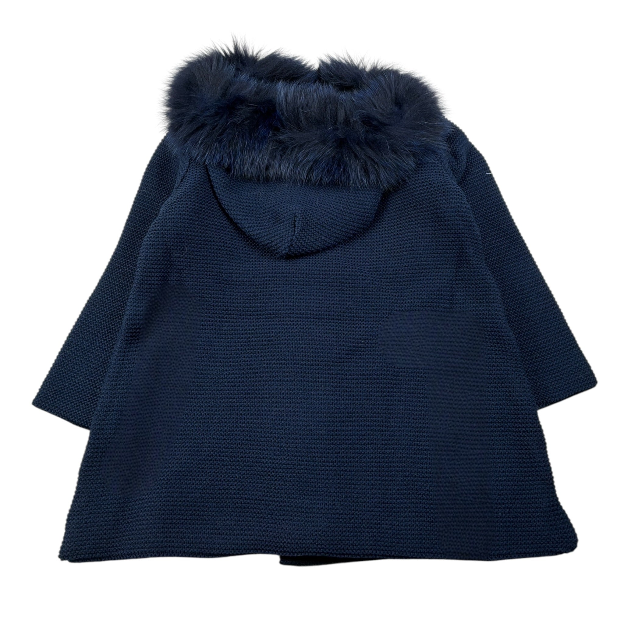 Mac Ilusion Cappotto tinta unita con Cappuccio Blu per Bambina 8697HHJ BLU MAC  ILUSION 