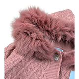 Mac Ilusion Cappotto tinta unita con Cappuccio Rosa per Neonata 9097HH ROSA MAC  ILUSION 