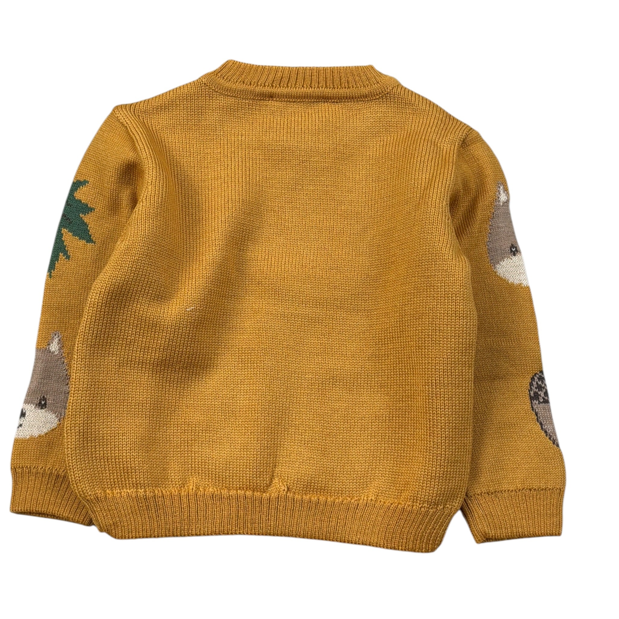 Maglifici Di Verona Maglia tinta unita con Stampa Senape per Neonato 045235 SENAPE MAGLIFICI DI VERONA 