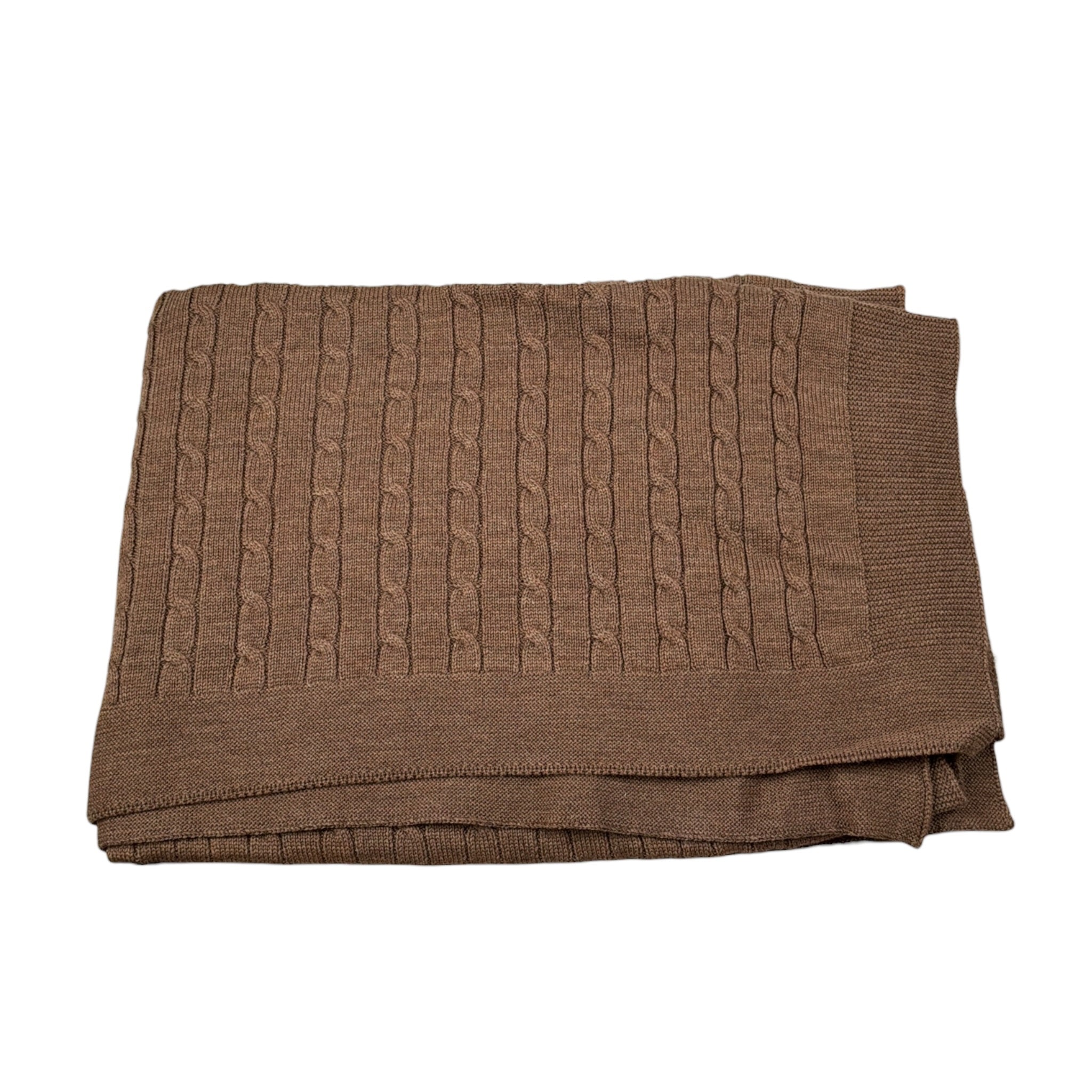 Maglifici Di Verona Coperta tinta unita In Maglia Marrone per Neonato 045285 MARRONE MAGLIFICI DI VERONA 