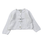 Maglifici Di Verona Cardigan tinta unita con Bottoni Bianco per Neonata 045326 BIANCO MAGLIFICI DI VERONA 