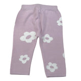 Maglifici Di Verona Leggins tinta unita con Stampa Fiori Lilla per Neonata 045335 LILLA MAGLIFICI DI VERONA 