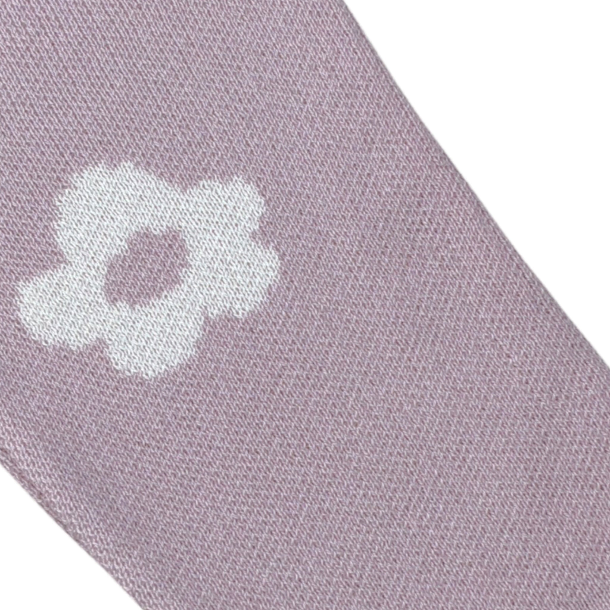 Maglifici Di Verona Leggins tinta unita con Stampa Fiori Lilla per Neonata 045335 LILLA MAGLIFICI DI VERONA 