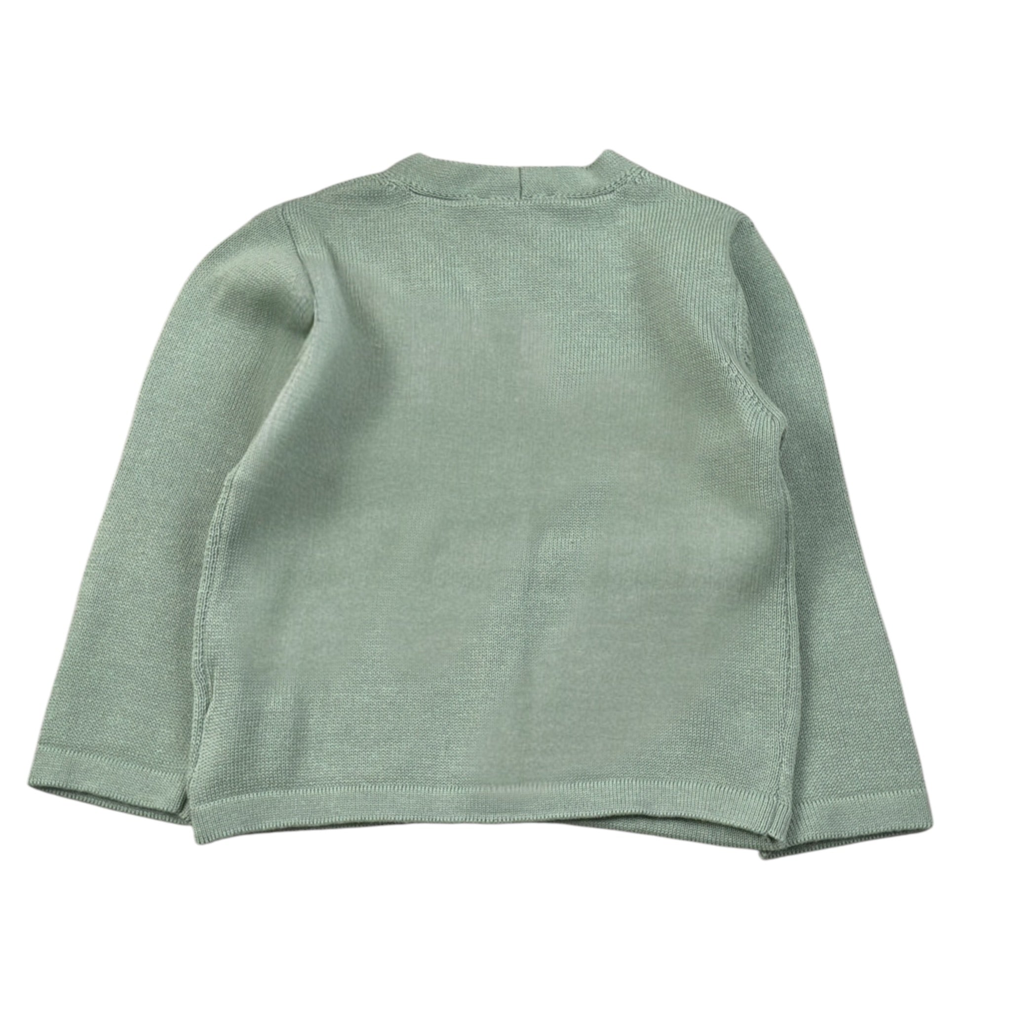 Maglifici Di Verona Cardigan tinta unita con Bottoni Verde per Neonata 045355 VERDE MAGLIFICI DI VERONA 
