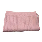 Maglifici Di Verona Coperta tinta unita In Maglia Rosa per Neonata 045385 ROSA MAGLIFICI DI VERONA 