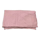 Maglifici Di Verona Coperta tinta unita In Maglia Rosa per Neonata 045385 ROSA MAGLIFICI DI VERONA 