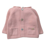 Maglifici Di Verona Cardigan tinta unita con Cappuccio Rosa per Neonata 045420 ROSA MAGLIFICI DI VERONA 
