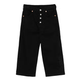 Maison Margiela Jeans tinta unita con Bottoni Nero per Bambino M60053X NERO MAISON MARGIELA 