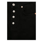 Maison Margiela Jeans tinta unita con Bottoni Nero per Bambino M60053X NERO MAISON MARGIELA 