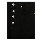 Maison Margiela Jeans tinta unita con Bottoni Nero per Bambino M60053X NERO MAISON MARGIELA 