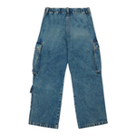 Maison Margiela Jeans tinta unita con Elastico In Vita Azzurro per Bambino M60793 AZZURRO MAISON MARGIELA 
