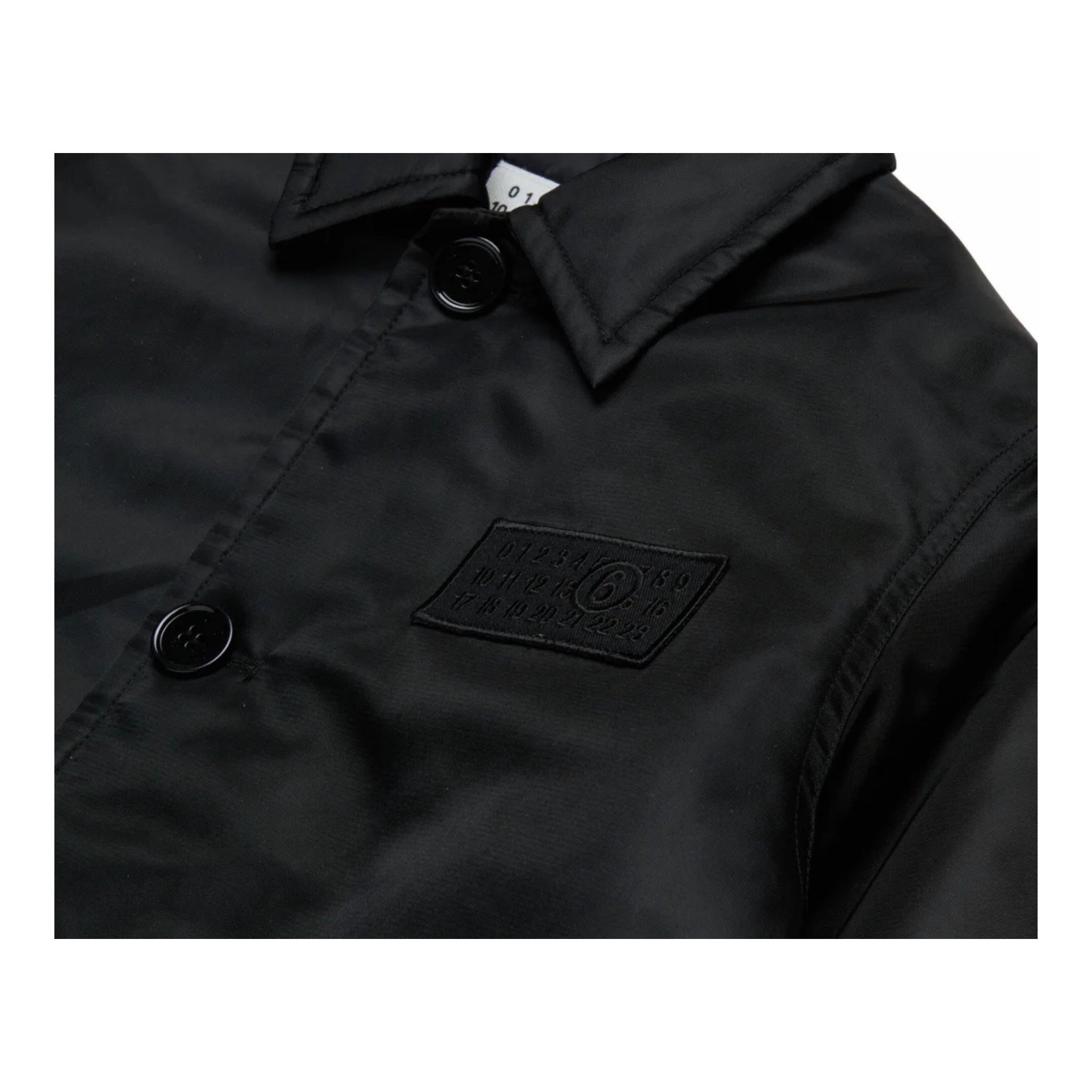 Maison Margiela Giubbino tinta unita Modello Camicia Nero per Bambino M60836MM03B NERO MAISON MARGIELA 